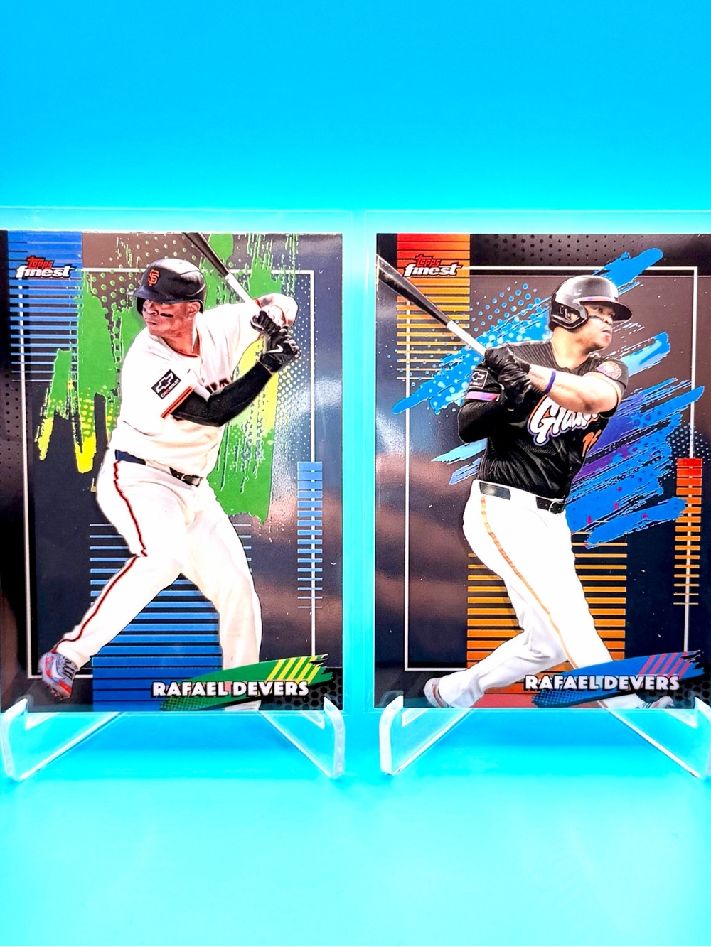🔥Rafael Devers Lot! 🔥Topps Finest Common & Uncommon Parallels! 🤯